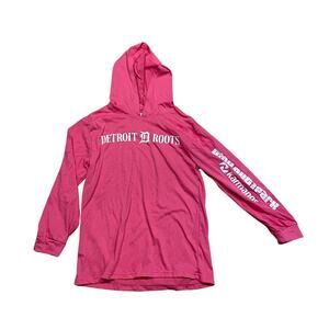 Detroit tigers pink out the park shirt with hood size medium